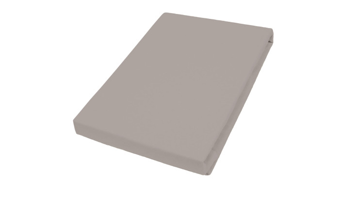 Spannbettlaken Teddy 100 x 200 cm in braun.