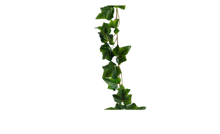 Efeu-Girlande 180 cm aus Kunststoff in grün mit braunen Stiel.