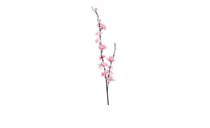 Kirschblütenzweig 95 cm in pink / rosa aus Kunststoff.