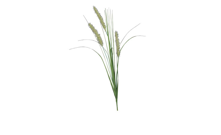 Gras 86 cm aus Kunstoff in grün mit drei zusätzlichen Applikationen in grün.