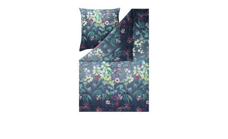 Mako-Satin-Bettwäsche Bonny 155 x 220 cm