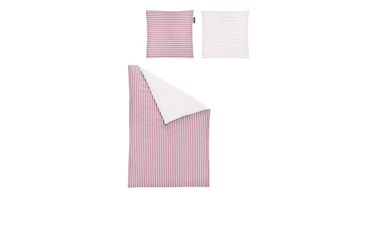 Mako-Satin-Bettwäsche Nora 155 x 220 cm