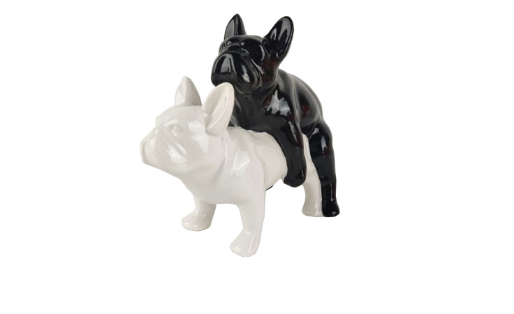 Hunde Lovedogs in Schwarz / Weiß