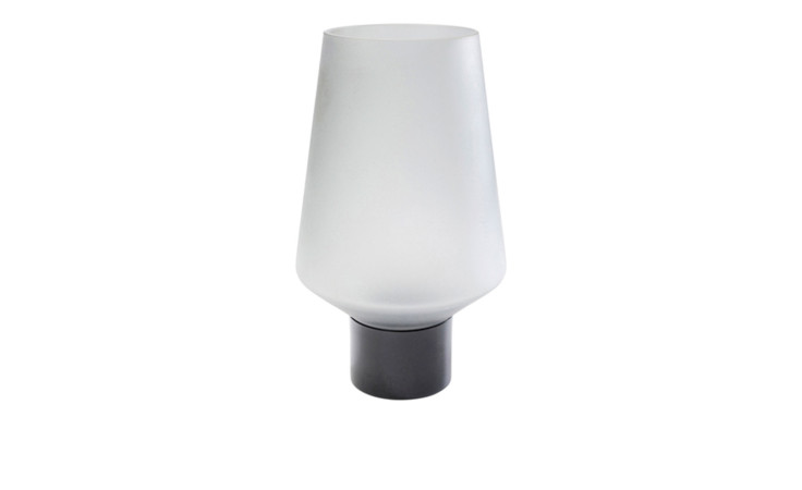 Vase Noble 26 cm in Grau