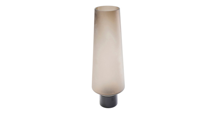 Vase Noble 40 cm in Braun / Schwarz