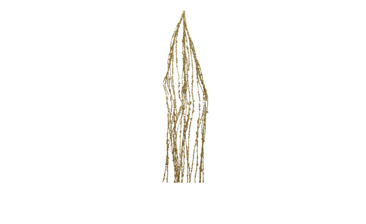 Künstlicher Amaranthus-Zweig 130cm in gold.
