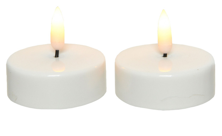 LED-Teelicht-Set 5,5 cm 2 tlg.