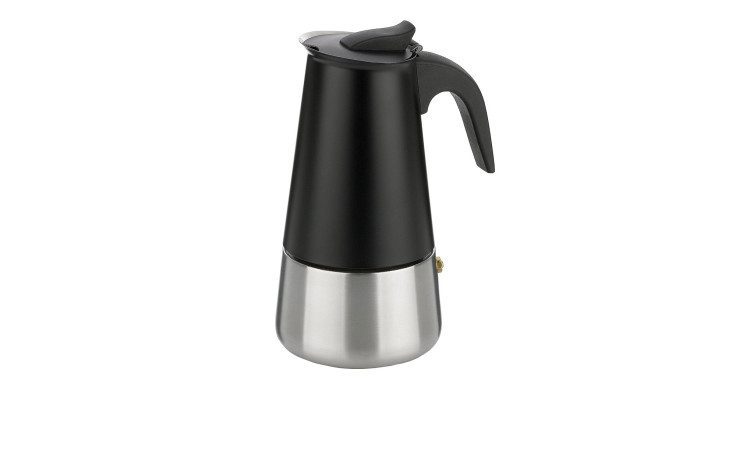 Espressobereiter Ferrara, 4 Tassen in schwarz