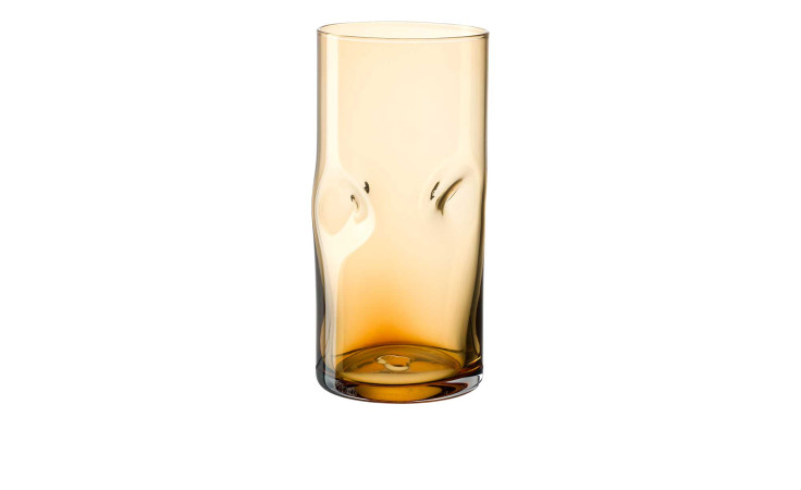 Becher Vesuvio 330 ml  in braun / orange