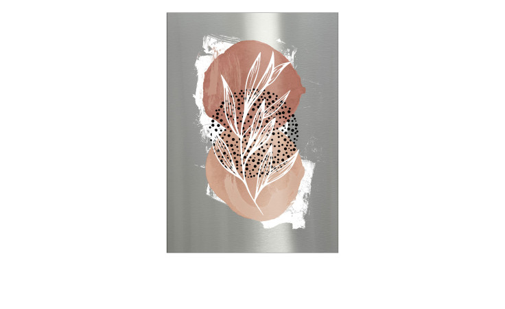 Alubild Line Art Leaves 70 x 100 cm