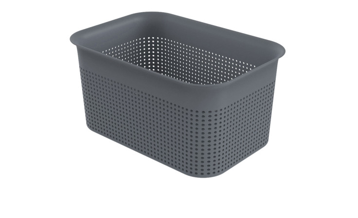 Box Brisen 18 x 13 x 26,2 cm aus Kunststoff in anthrazit.