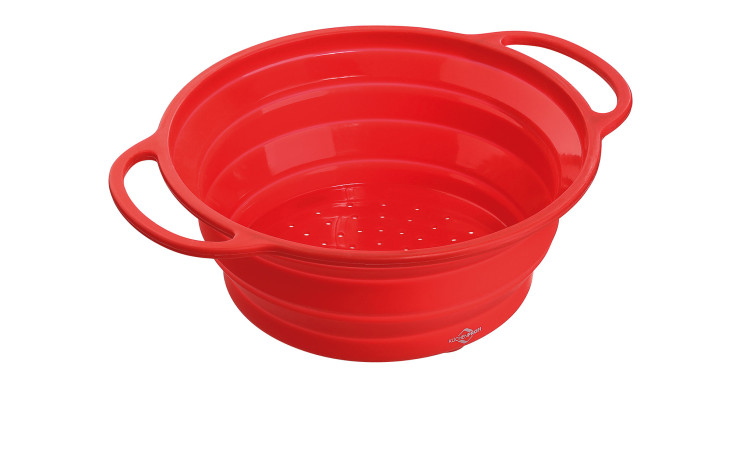 Seiher Trend 24 cm in rot aus Silikon
