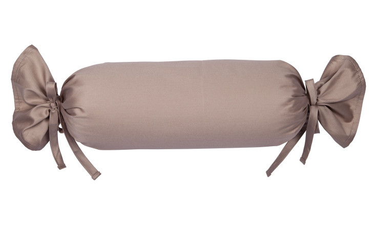 Mako-Satin Kissenbezug Colors in der Größe 15 x 40 cm und in derFarbausführung taupe