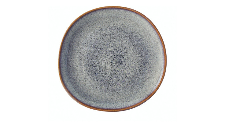 Frühstücksteller Lave 23 cm in grau
