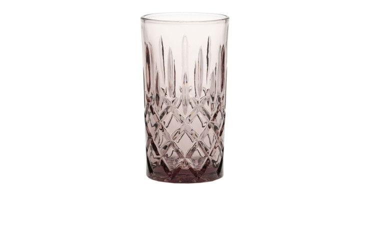 Trinkglas 320 ml in rosa.