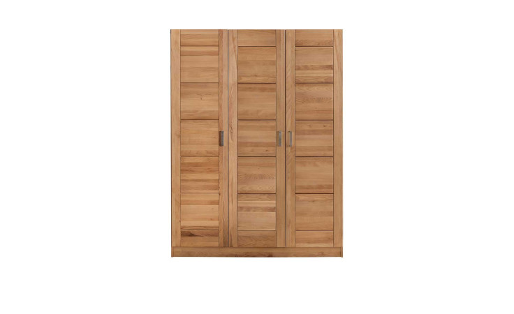 Kleiderschrank Pisa 3 in der Farbausführung Kernbuche 