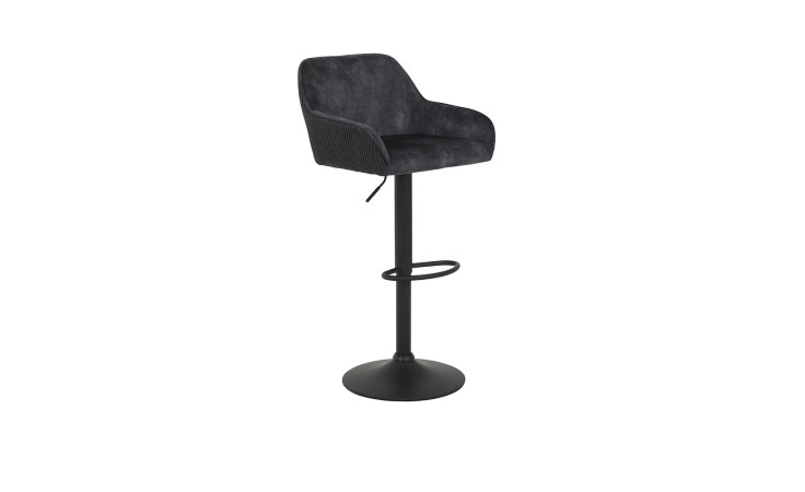 Barhocker Dina in der Farbe Anthrazit