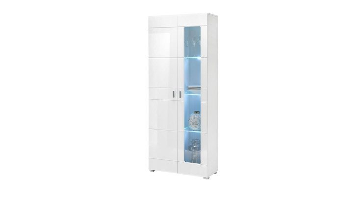 Vitrine Erik in der Farbe weiß
