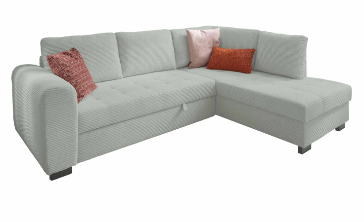 Wohnlandschaft Joachim in Sage Mint, Ottomane rechts