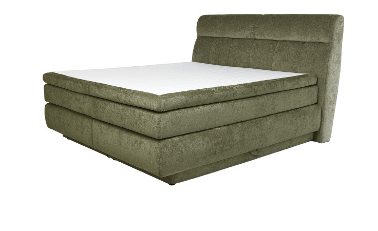 Boxspringbett Quinto Mix in der Farbe Hellgrün