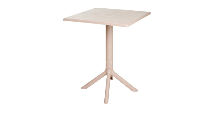 Bistro-Tisch Lagos Komfort in taupe/beige aus Polypropylen 