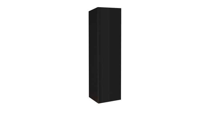 Hängeschrank Couleur in der Farbe Schwarz, Schrägansicht
