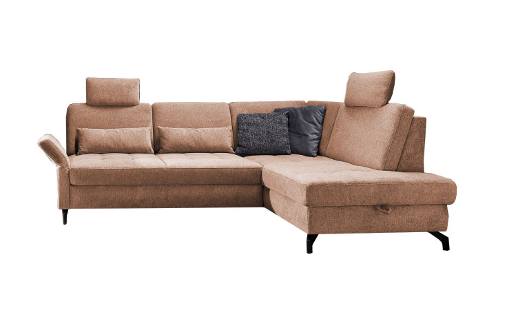 Komfort-Ecksofa Westminster, in der Farbausführung Kupfer