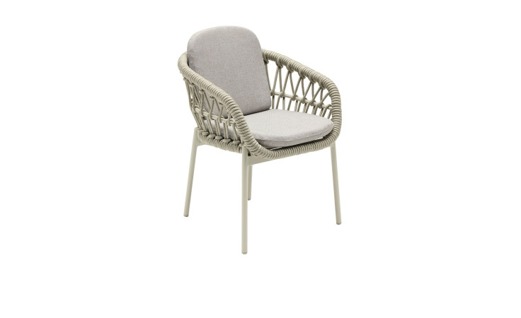 Gartenstuhl Cliff von LC Garden in Taupe mit Rope