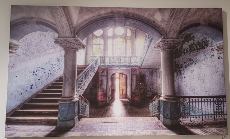 Leinwandbild "Treppenhaus"