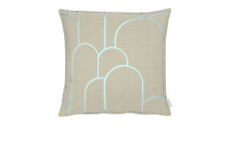 Kissenhülle Vision 49 x 49 cm in taupe.