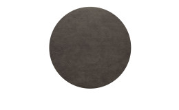 Tischset Vegan Leather 38 cm aus grauem Kunstleder.