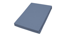 Spannbettlaken Teddy 100 x 200 cm in blau.
