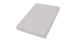 Spannbettlaken Teddy 100 x 200 cm in grau.