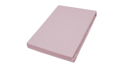 Spannbettlaken Teddy 100 x 200 cm in mauve.