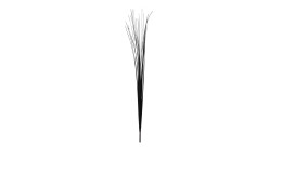 Graszweig 85 cm aus Kunststoff in schwarz.