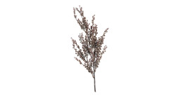 Artemisia 60 cm aus Kunststoff in braun mit Applikationen.