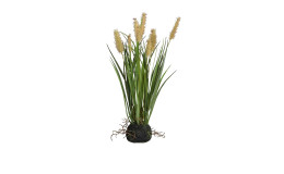 Gras m. Fruchtstand 40 cm in grün