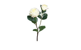 Rose 57 cm in weiß