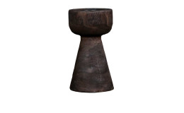 Kerzenhalter 22 cm  in braun