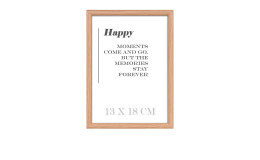 Holz-Bilderrahmen Happy 13 x 18 cm