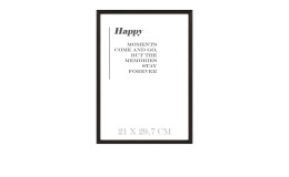 Holz-Bilderrahmen Happy 21 x 30 cm