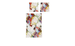Mako-Satin Bettwäsche in der Größe 135 x 200 cm und in einer Mehrfarbigen Farbausführung