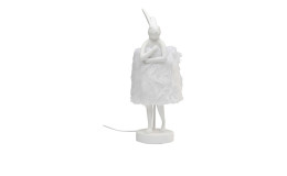 Tischleuchte Tlrabbit in weiß