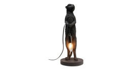 Tischleuchte Animal in schwarz als Erdmännchen