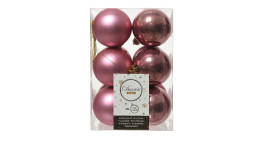 Christbaumkugel-Set 6 cm 12 tlg.