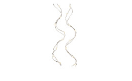 LED-Silberdraht-Lichterkette 95 cm