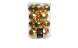 Christbaumkugel-Set 8 cm 16 tlg.
