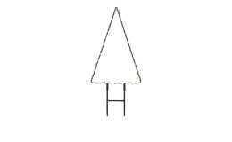 LED-Gartenstecker Tannenbaum 27 cm