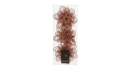 Blume auf Clip 10 cm 3er-Set in rosa.