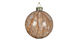Christbaumkugel Pekanussbraun 8 cm 